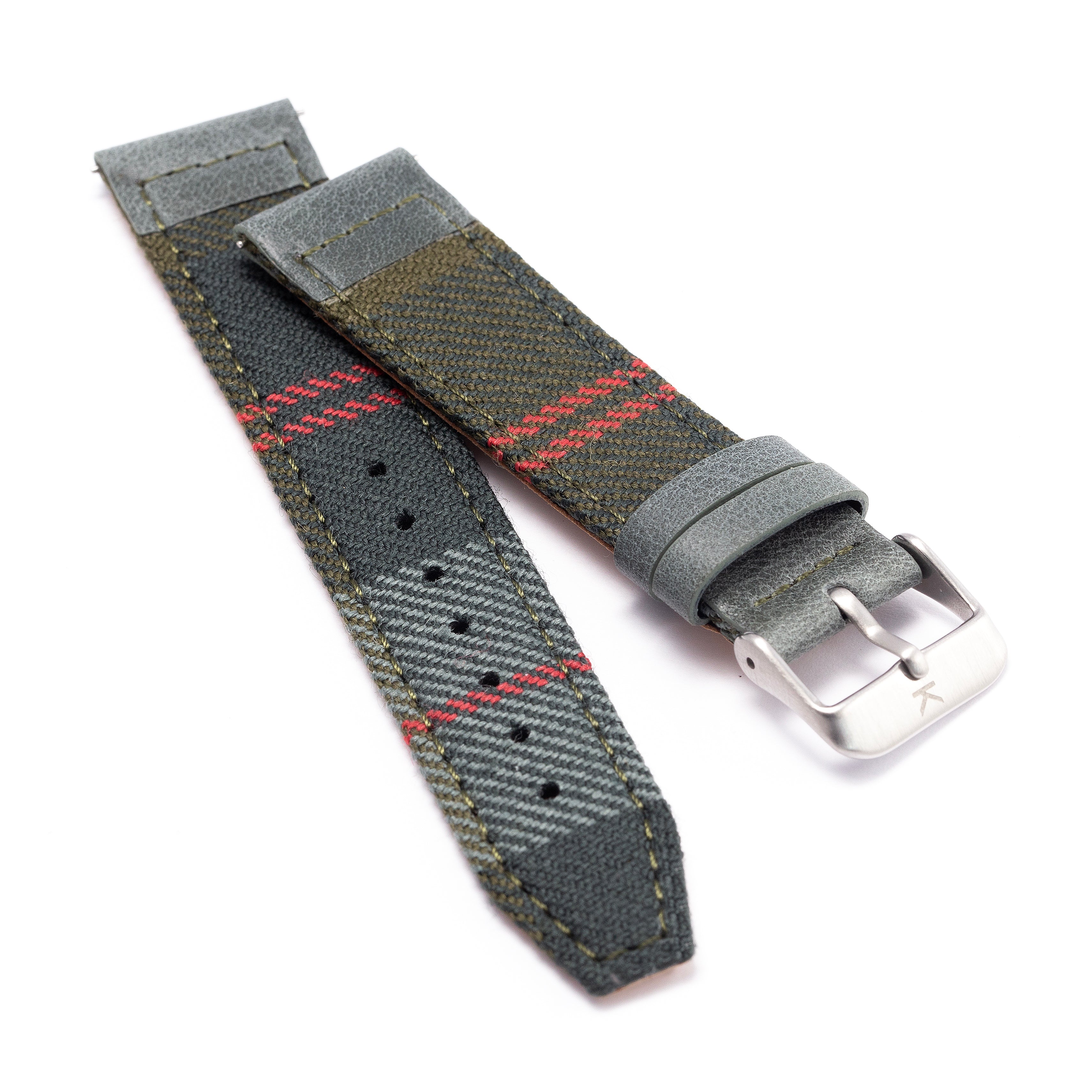 Guthrie Tartan Watch Strap - 20mm Width